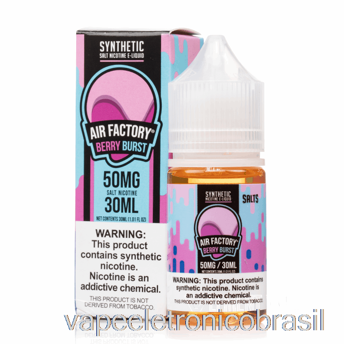 Vape Eletrônico Berry Rush - Sais De Fábrica De Ar - 30ml 18mg